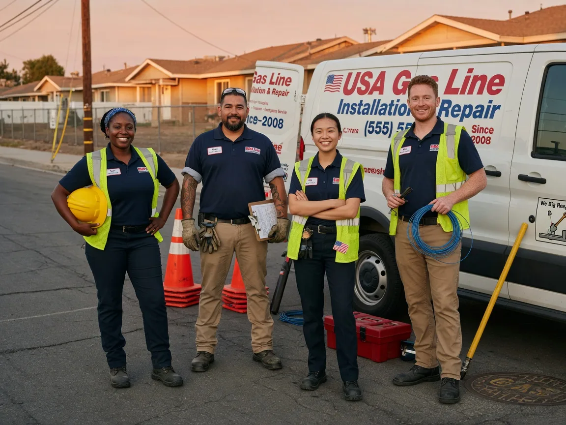Gas Line Installation company in Naval Air Station Jrb, TX